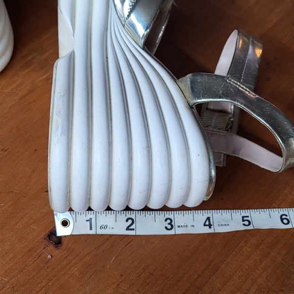 Zara Special Edition Gold Platform Sandals 37 - Picture 8 of 9